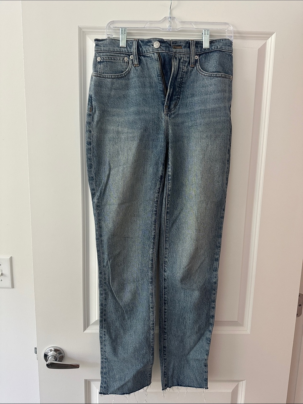 Madewell The Perfect Vintage Straight Leg Jeans - Blue